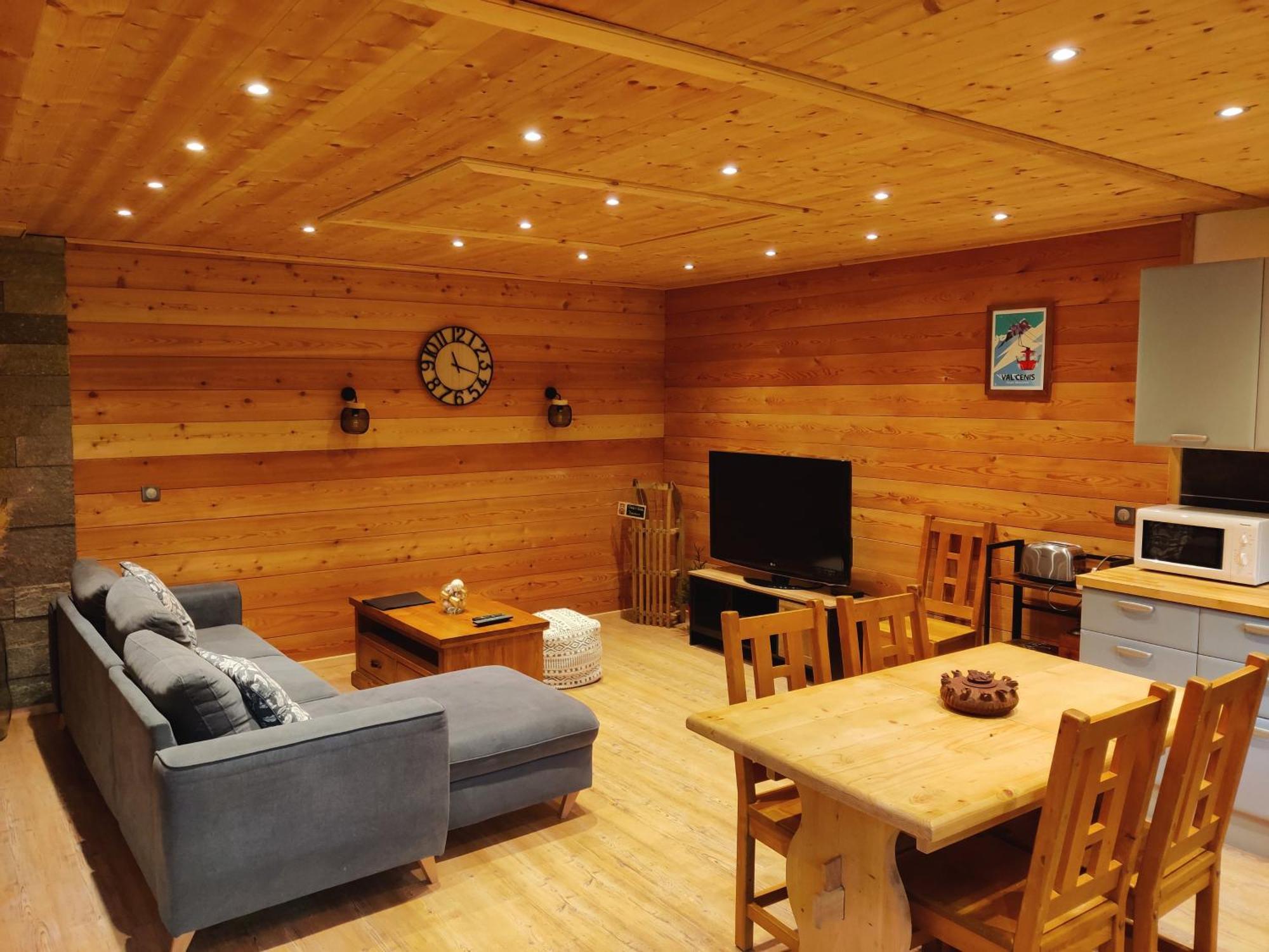 L'Appartement Montagnard D'Estelle 4-6 Personnes 란슬부르 몽 세니 외부 사진